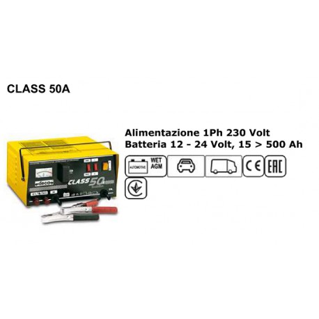 CARICABATT DECA 12/24V CLASS 50A 230W