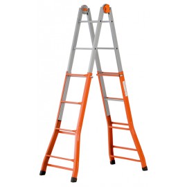 SCALA TELESCOPICA IN ACCIAIO 100 KG