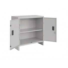 ARMADIO METALLICO ASSEMBLATO "MINI" C/PIANO 80X80X40