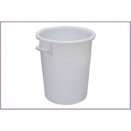 BIDONE INDUST BIANCO ALIMET PE-HD LT100