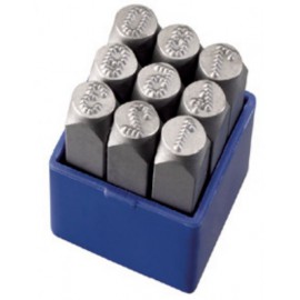 PUNZONI NUMERI HRC58-60 "MICRO STRESS" 4MM ACCIAIO
