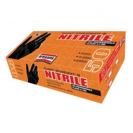 GUANTI mUSO NITRIL SPESS NERO 50pz AREX CF 1